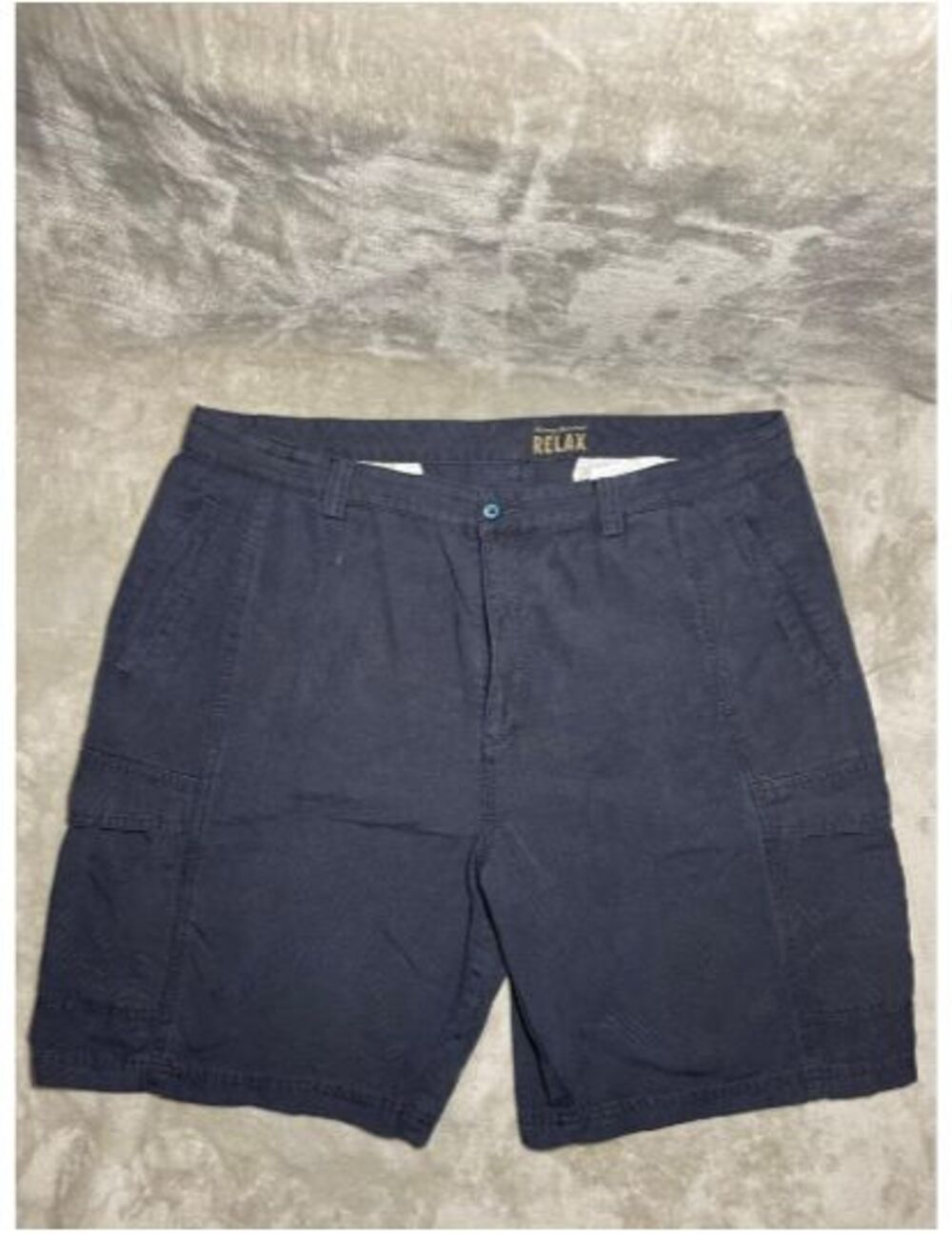 Tommy Bahamas Cargo Shorts Men's Size 40 Black Relax Casual Flat Front